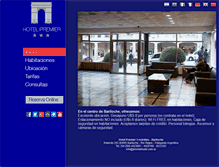 Tablet Screenshot of hotelpremier.com